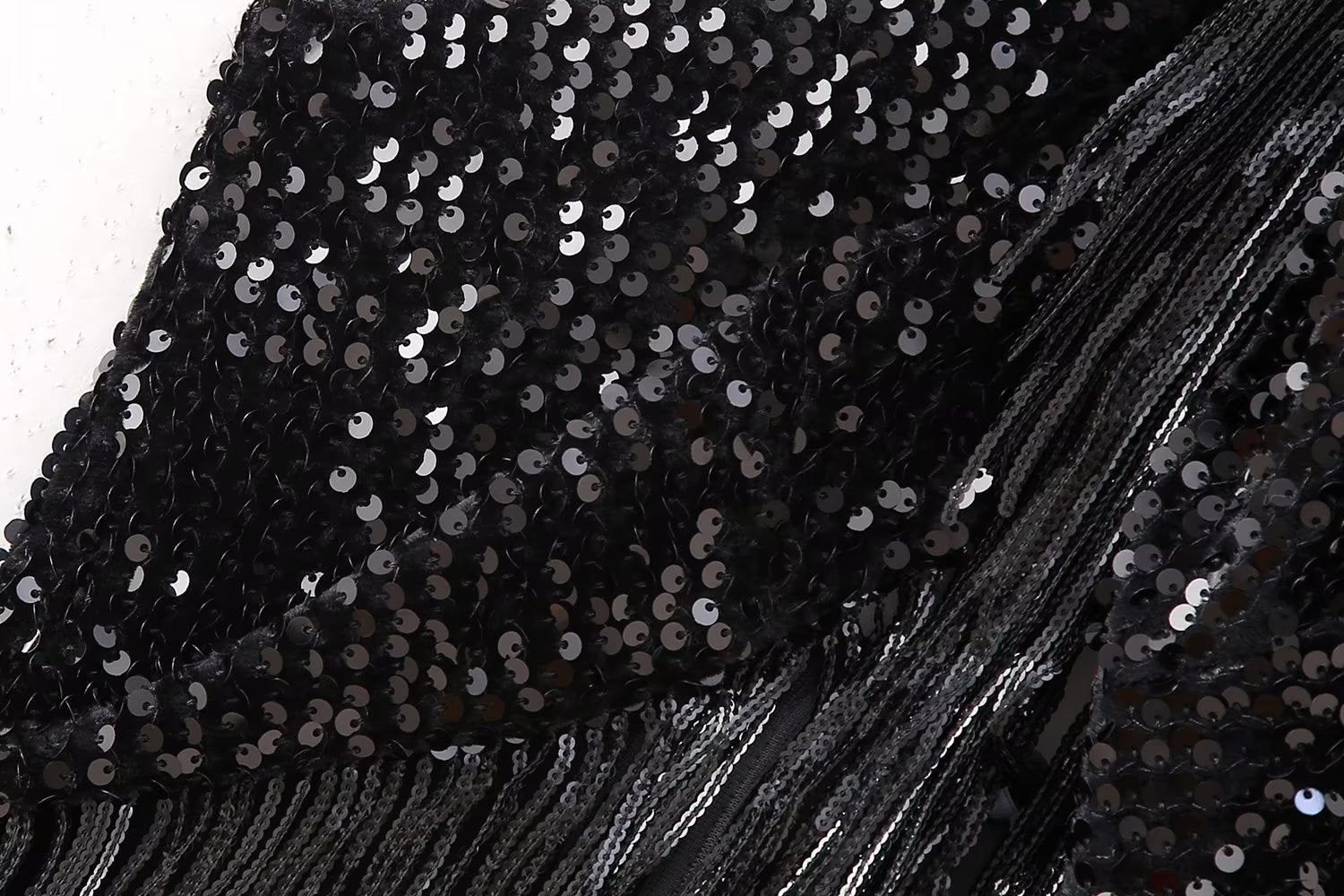 The Midnight Fringe Halter Set