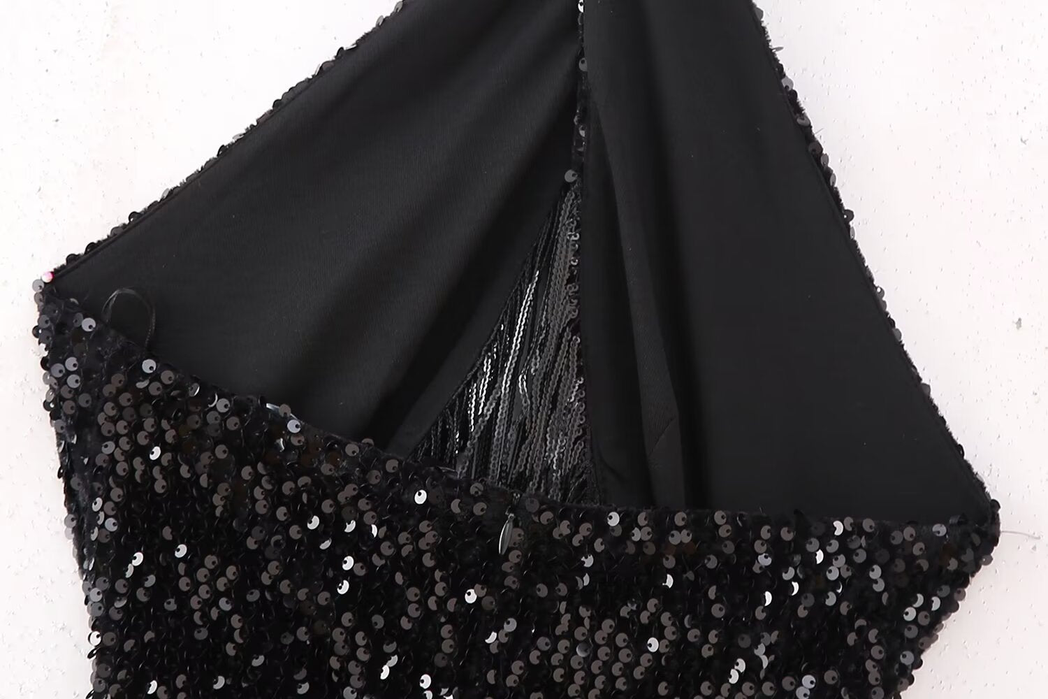 The Midnight Fringe Halter Set