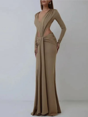 Sculpted Sinner Maxi Dress