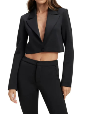 Power Play Cropped Blazer
