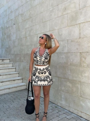 Embroider Me Wild Co-ord Set